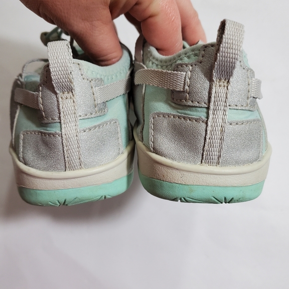 Keen Girls Moxie Hiking Water Sandals Grey Mint Green Size 2 Big Kid Youth Kids - Picture 8 of 10